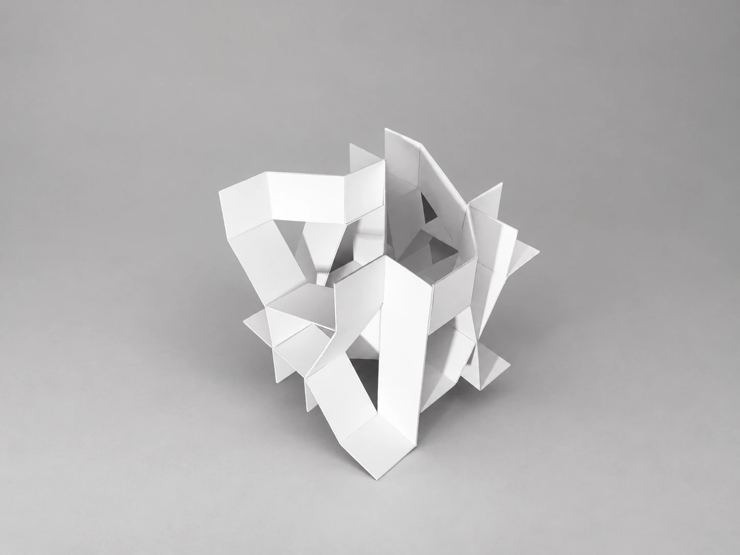 A physical model exploring light and enclosure