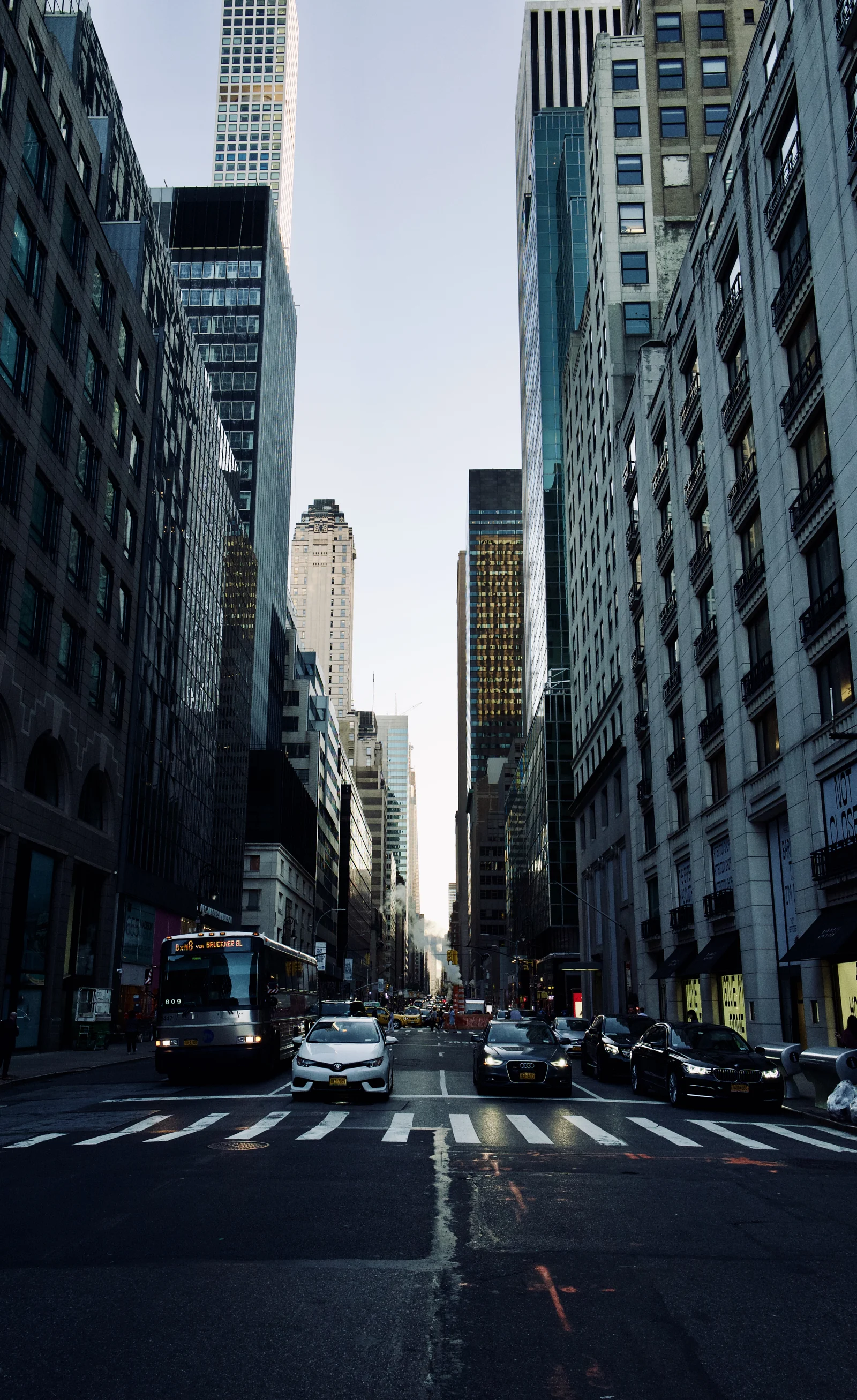 New York — Street and skyline