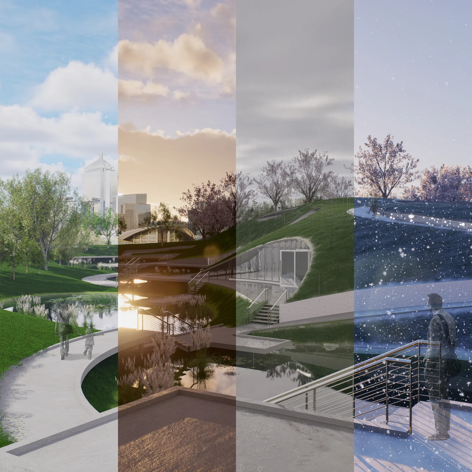 Seasonal atmosphere study