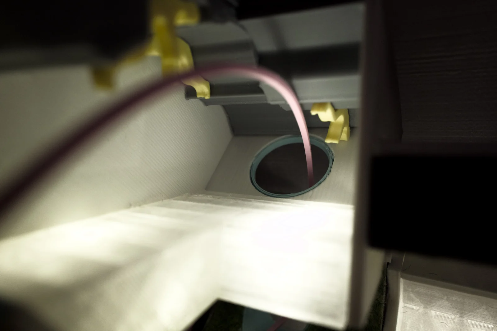 Section model — interior detail